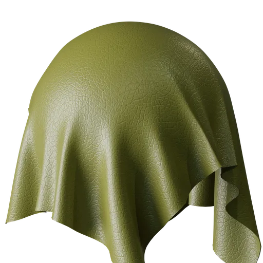 Muted Olive Grain Leather