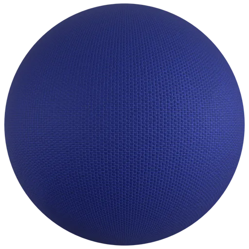 Navy Woven Fabric PBR Material