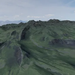 Rocky Mountain Green Landscape