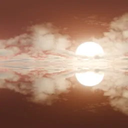 Red Cloudy Sky HDRi