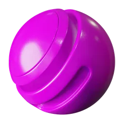 Magenta Lacquered Surface