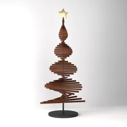 Minimalist Wooden Panel Christmas Tree