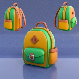 Stylized backpack