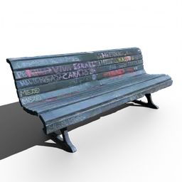 Wood Park Bench