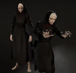 Witch young Baba Yaga