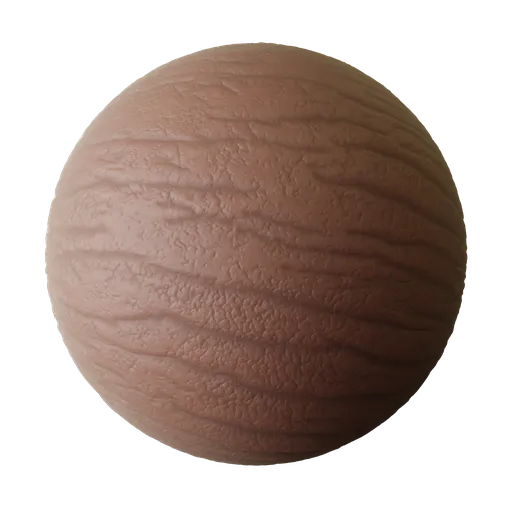 Deep Brown Creased Elbow Skin