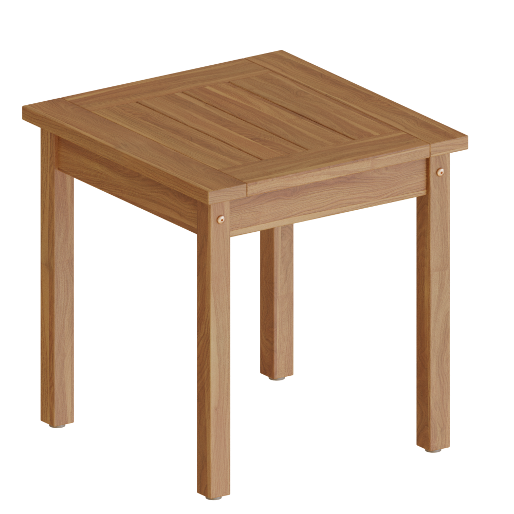 Square Wood Side Table FREE Tables models BlenderKit