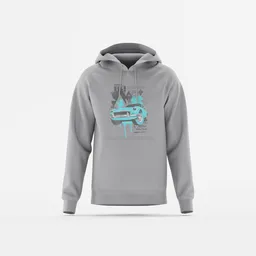 Men Long Raglan Sleeve  Hoodie