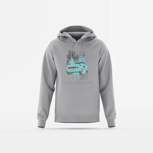 Men Long Raglan Sleeve  Hoodie