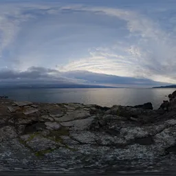 Sunset Sky Twilight Ocean HDR