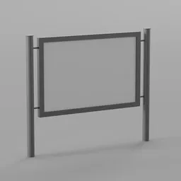 Advertising Pedestrian Safety Barrier