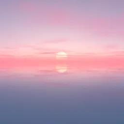 Pink Sunset Cloudy Sky