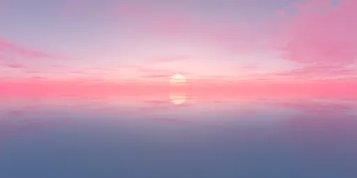 Pink Sunset Cloudy Sky