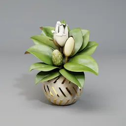 Faux Flowering Plant