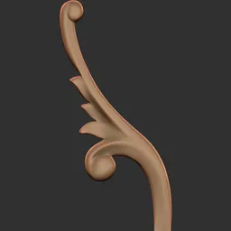 Detailed 3D sculpting brush stroke effect for intricate model embossing, ideal for Blender 3D war equipment designs.