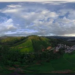 Sunrise in the morning