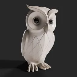 Stylized Owl Figurine