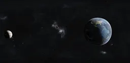 Realistic Blue Planet Atmosphere