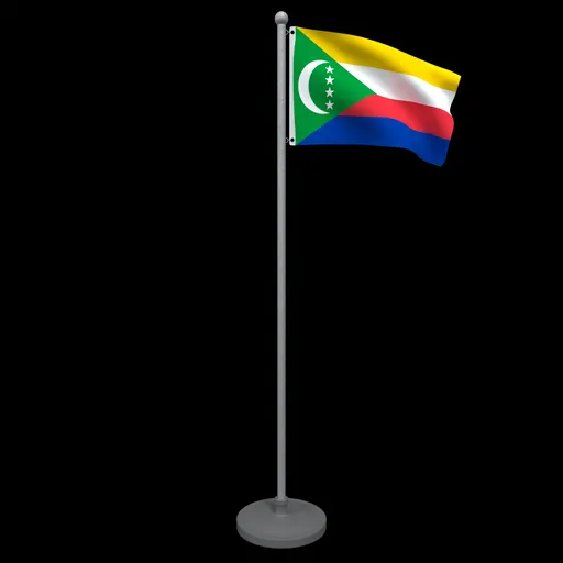 Animated Flag of Comoros