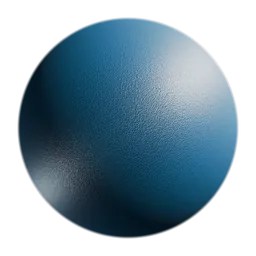 Simple blue plastic