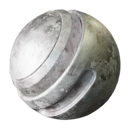 Scratched Galvanized Steel