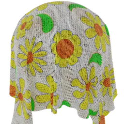 Printed Flower Cloth