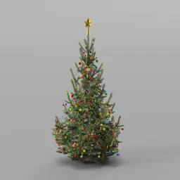 Christmas Tree Decorated