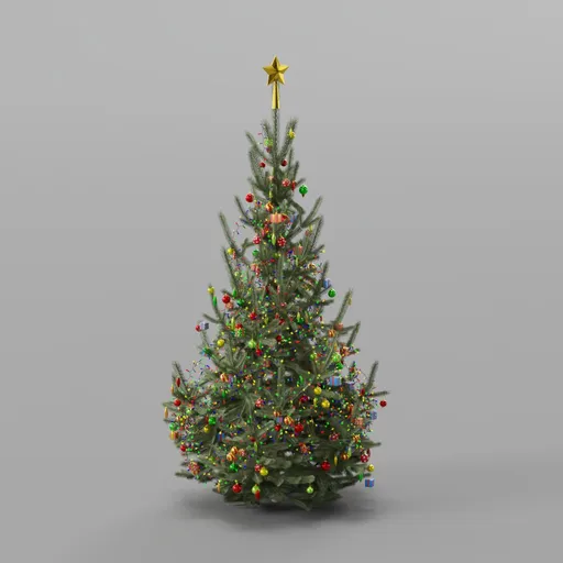 Christmas Tree Decorated