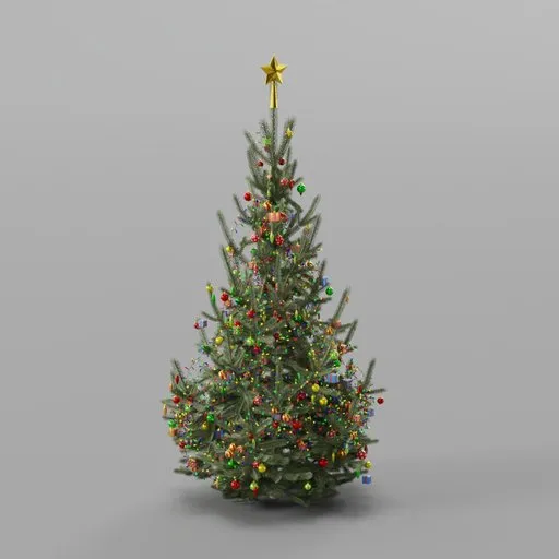 Christmas Tree Decorated