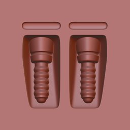 Double Divot Brush - 01