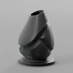 Stylized rock vase