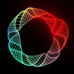 Wavy Circle Geometry Animation