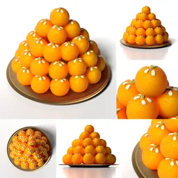 Ladoo plate white bg setup