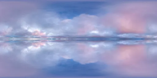 Infinite Sky - Overcast Colorful Sunset