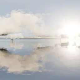 Calm Horizon Sky & Ocean Reflection