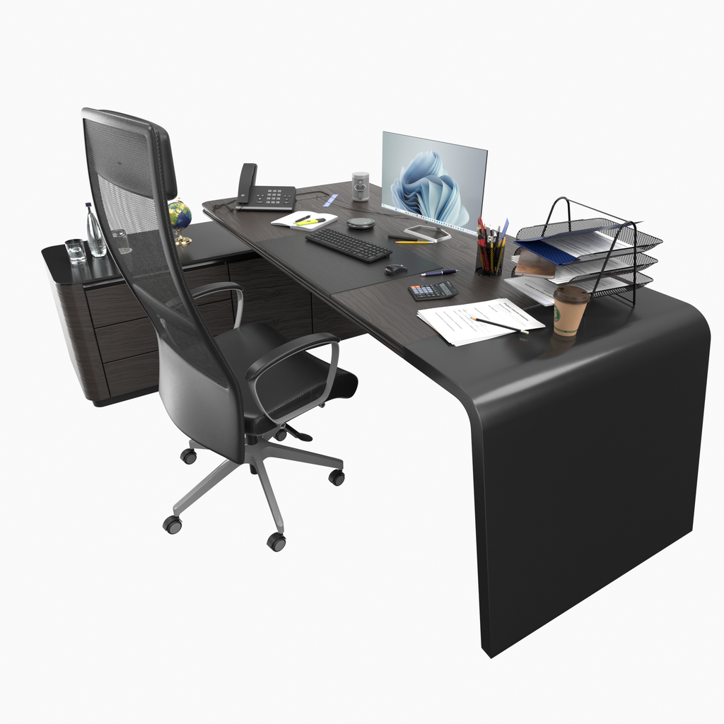 Complete Office Workplace Setup | FREE Desks models | Blendkit