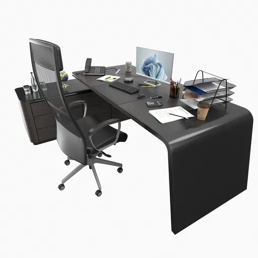 Complete Office Workplace Setup