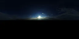 Clear sky with low sun