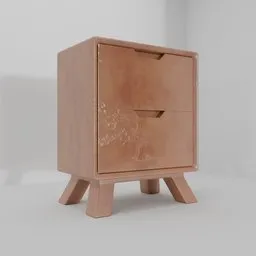 Wood Bed Cabinet