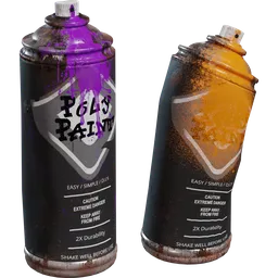 Spray Paint Bottles 02