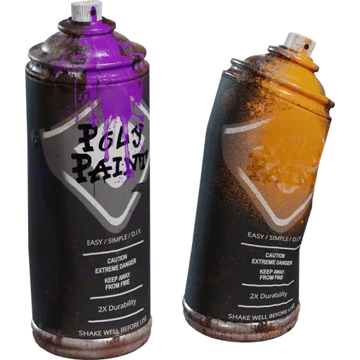 Spray Paint Bottles 02