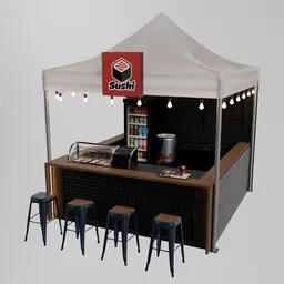 Sushi tent