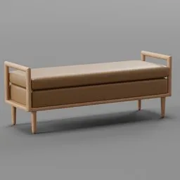 Leather Upholstered Bench