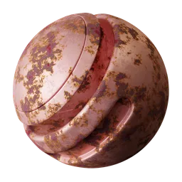 High-quality PBR rusty metal texture for Blender 3D, compatible with Eevee and Cycles render engines.