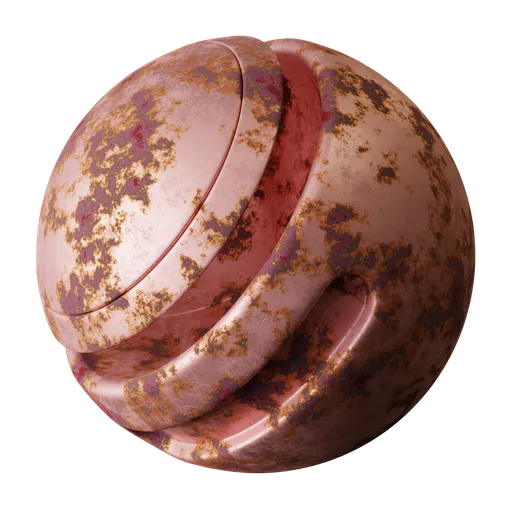 High-quality PBR rusty metal texture for Blender 3D, compatible with Eevee and Cycles render engines.