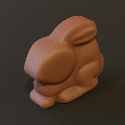 Easter Chocolate Bunny Sitting