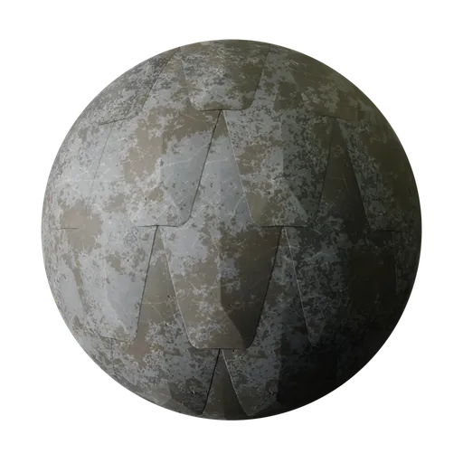 Weathered Metal Plate