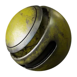 Metal Scratched Yellow