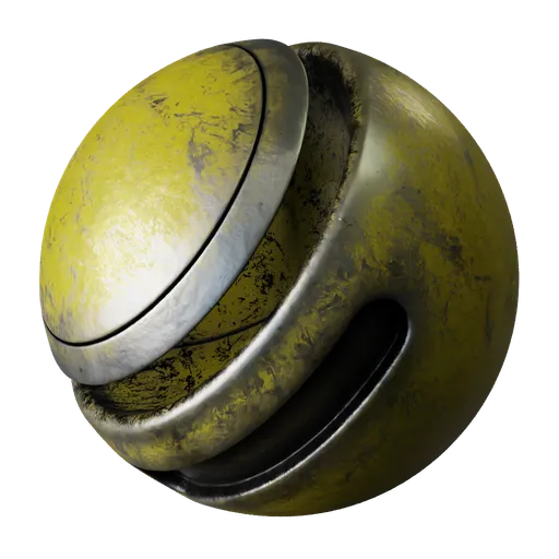 Metal Scratched Yellow