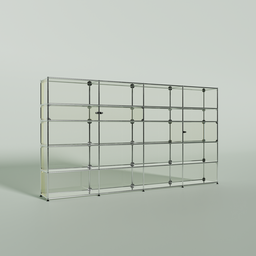 USM Modern glass long shelf